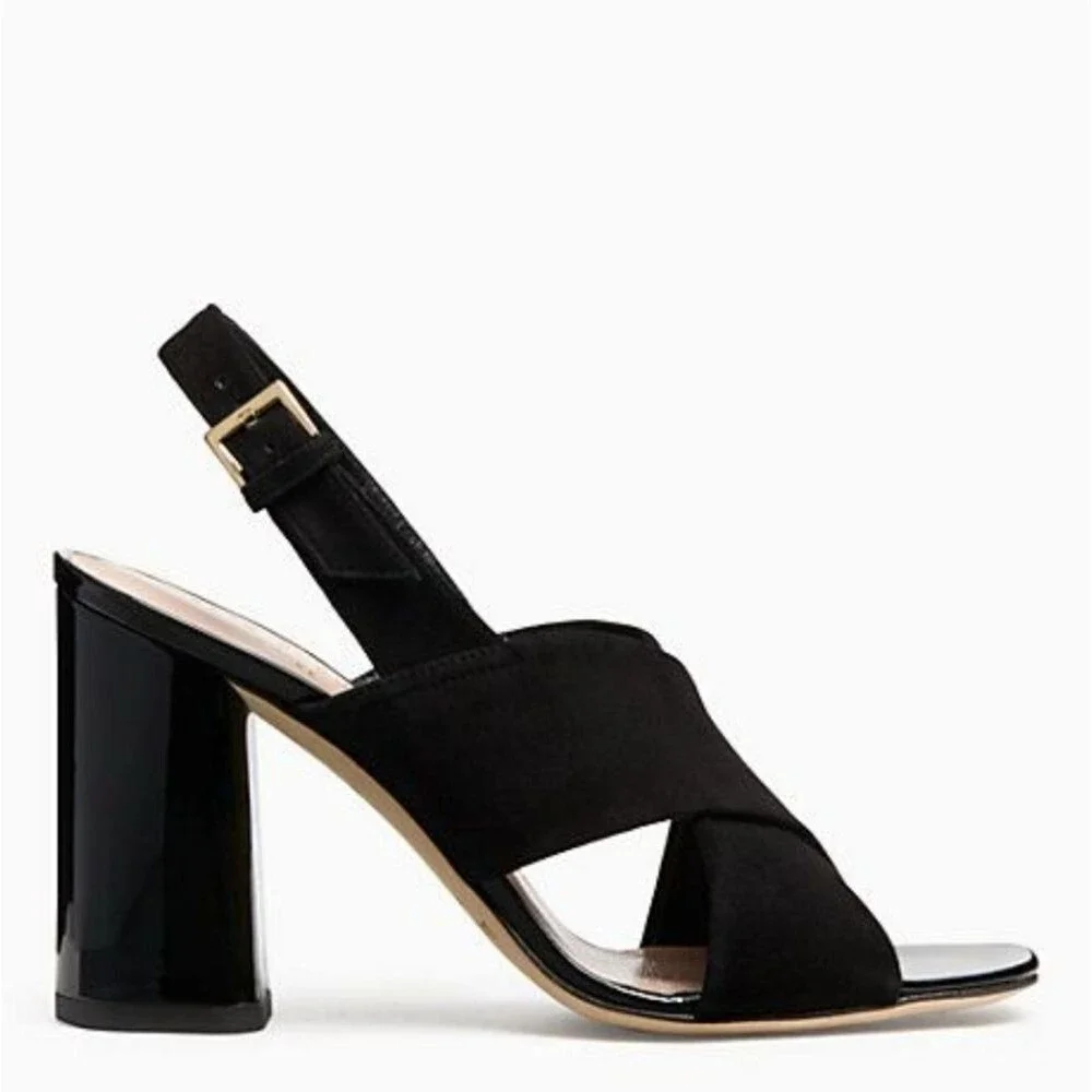 🍒NWOB🍒 KATE SPADE CLASSIC SUEDE SANDAL HEELS